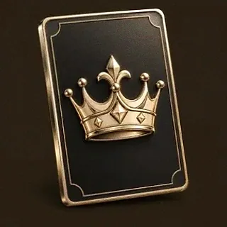Crowned casino card — Mafia 77777